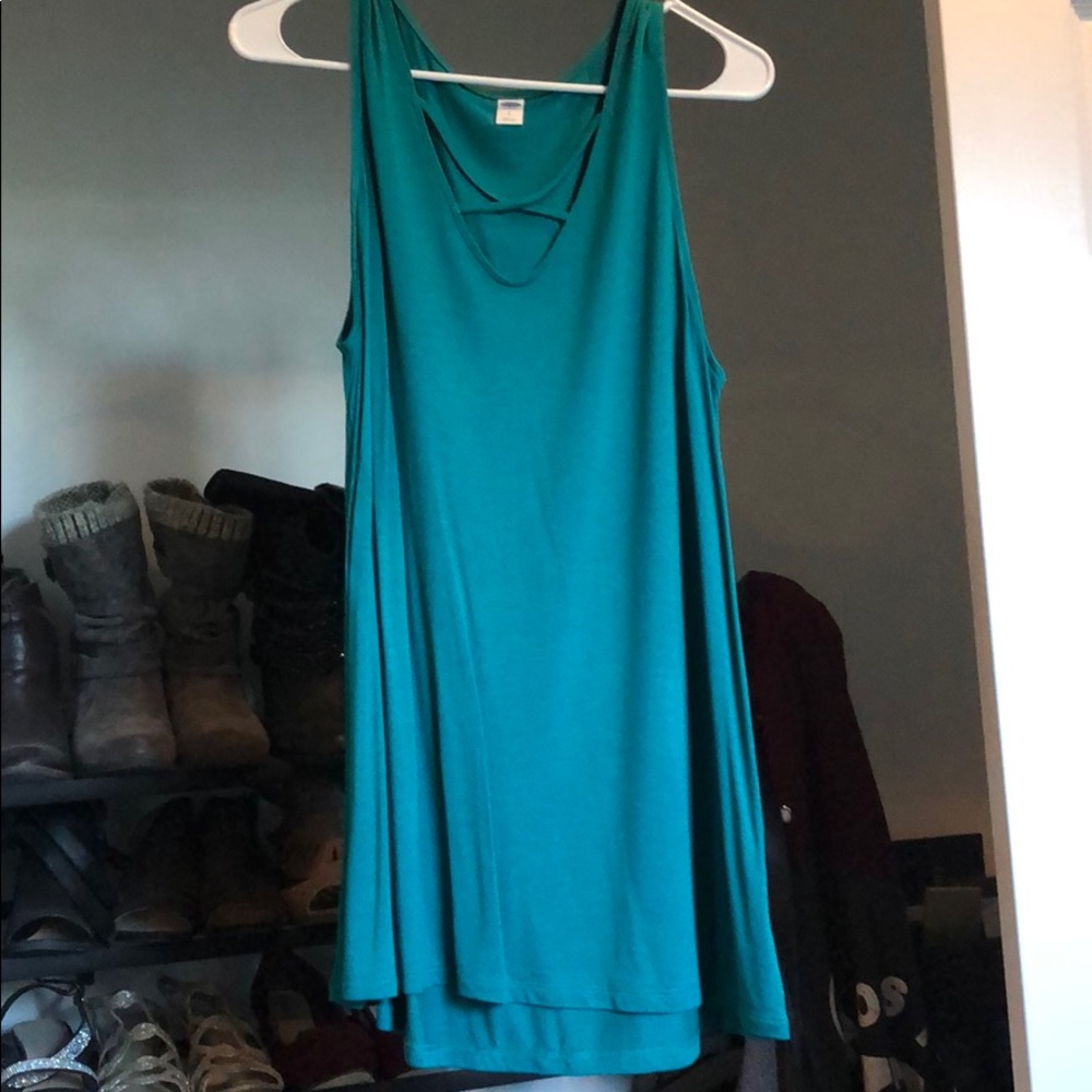 Long Turqouise Tanktop
